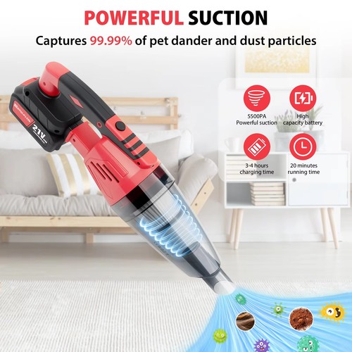 Cordless vacuum cleaner 55kpa - cordless, cleaner,