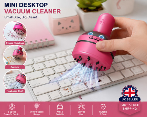 Mini desktop vacuum cleaner - desktop,