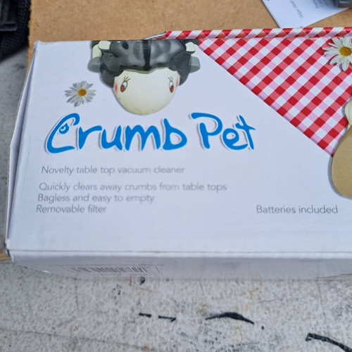 Crumb pet desktop vacuum - crumb,